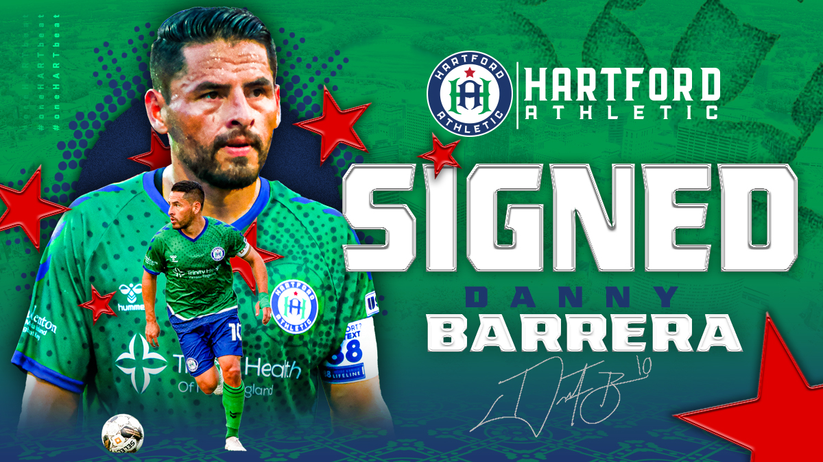 Danny Barrera Re-Signs with Hartford Athletic as Player and Academy Coach  featured image