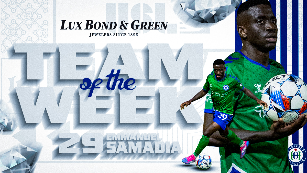 Emmanuel Samadia Named to USL Championship Team of the Week featured image